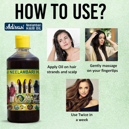 Adivasi Neelambari Hair Oil - (Buy 1 Get 1 Free)