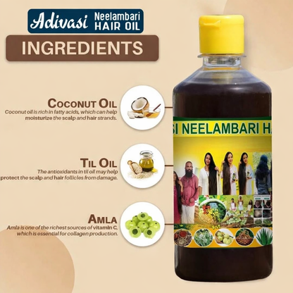 Adivasi Neelambari Hair Oil - (Buy 1 Get 1 Free)